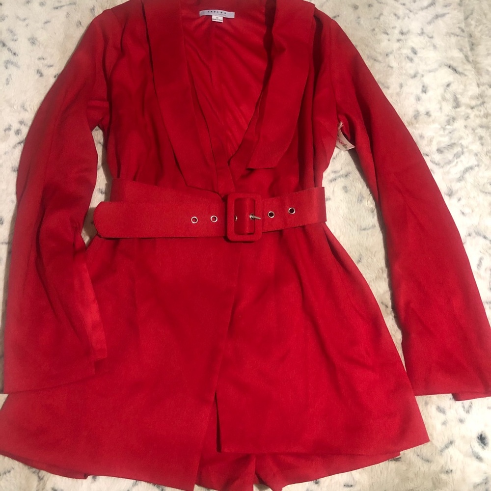Red Blazer romper